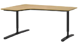 [FURN_1118] Bureau d'angle avec siège à gauche